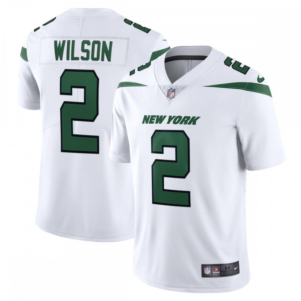 Zach Wilson New York Jets Nike Vapor Limited Jersey - Spotlight White-GridironStore